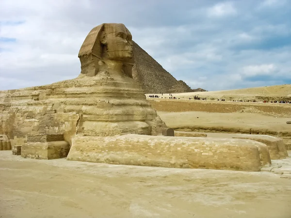 ギザのピラミッド スフィンクス カイロ エジプト — ストック写真
