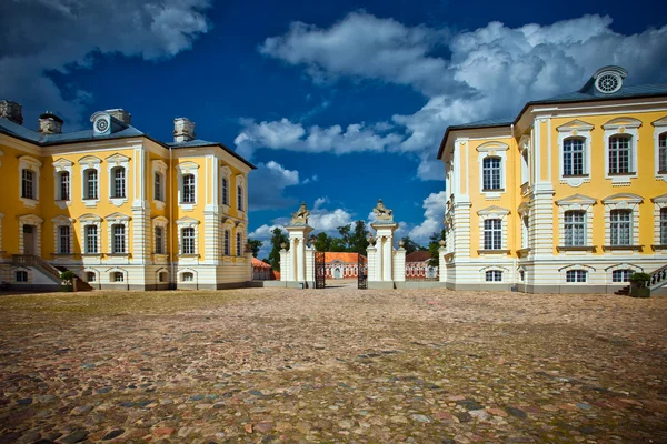 stock image Entrance in the Rundale palace in Latvia