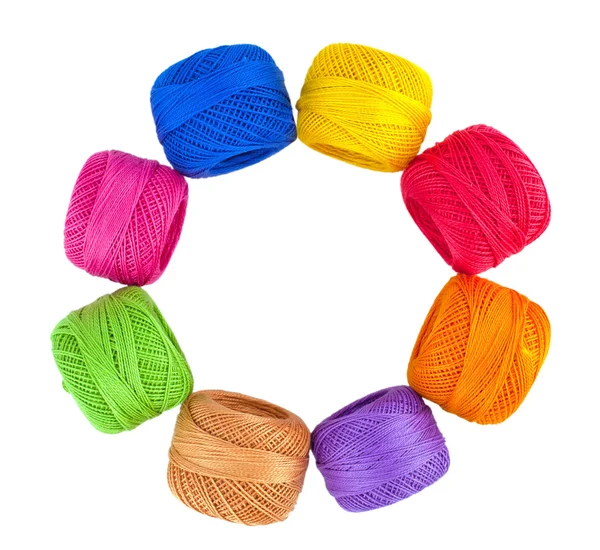 stock image Yarn, thread balls isolated