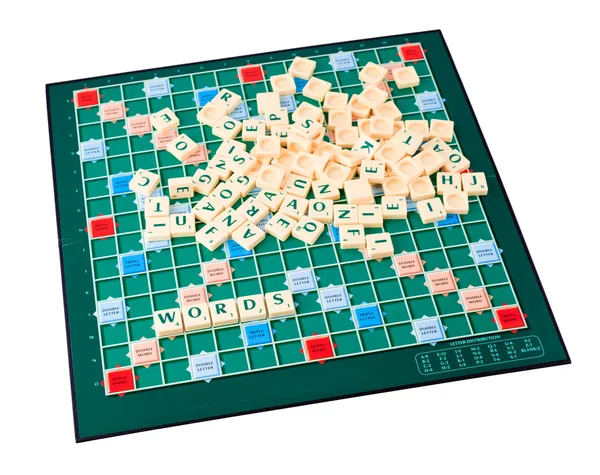 Juego de Scrabble — Stockfoto