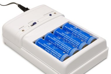 Recharging batteries clipart