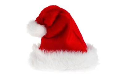 Isolated Santa hat clipart