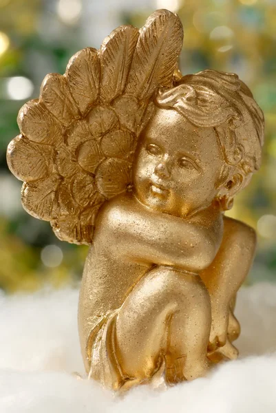 Figura ángel de oro — Foto de Stock