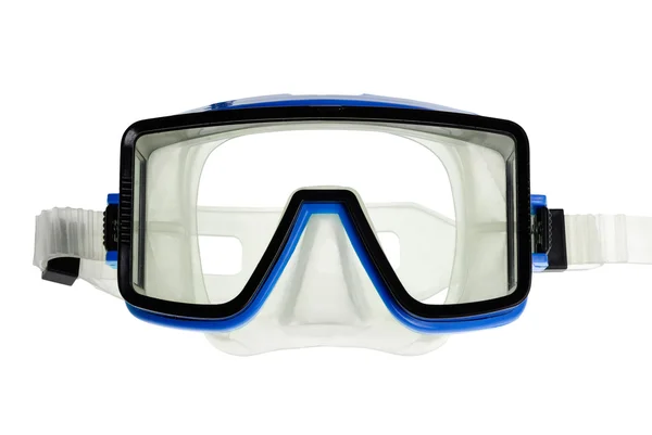 Dykning glasögon på vit — Stockfoto