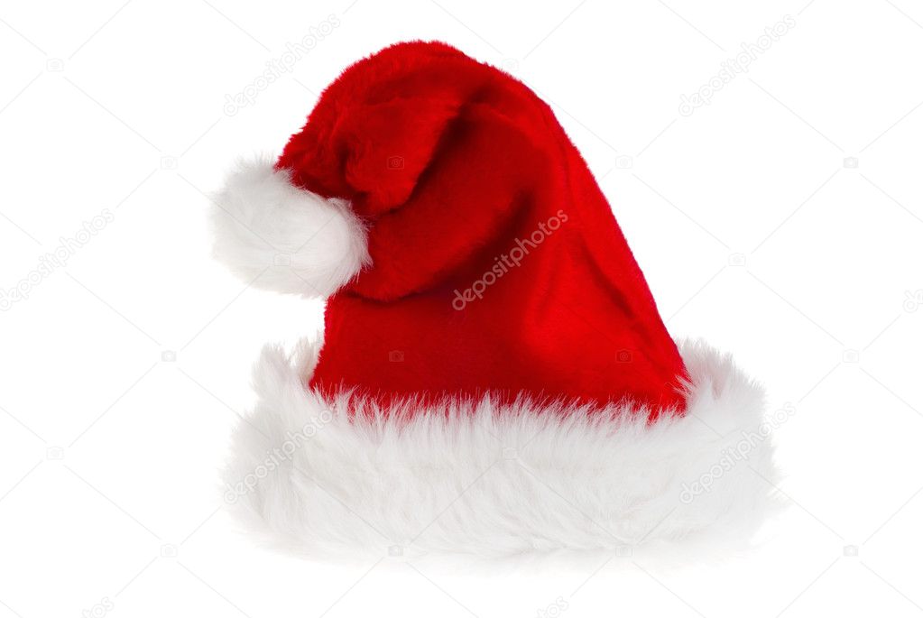 Isolated Santa hat