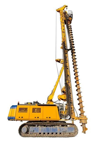 Construction drilling machine, isolated — Stock Photo, Image