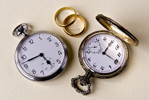 Grundläggande Värde Äktenskapet Tiden Före Och Efter — Stockfoto