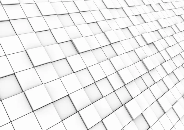 3D-kubus muur gebied — Stockfoto