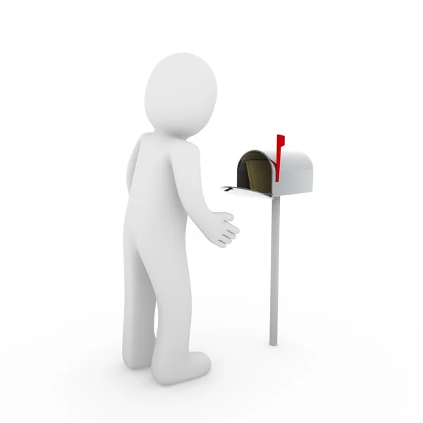 Human Letter Mail Mailbox Email Post Business — Stock Photo, Image