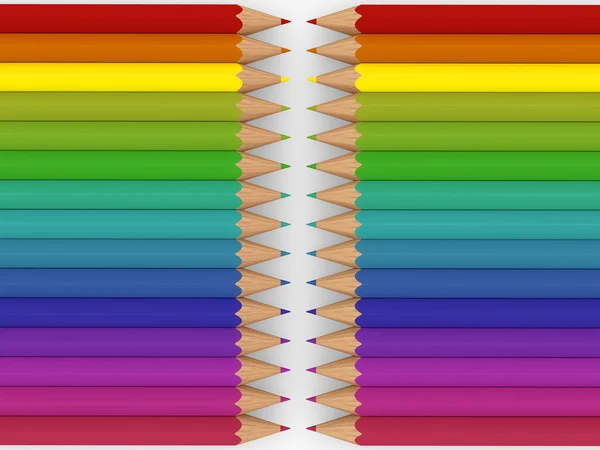 3D penna färgglada — Stockfoto