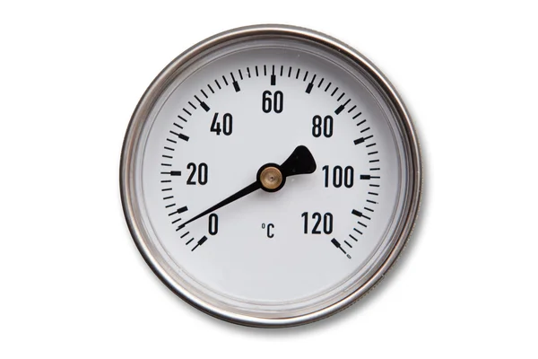 Temperature Gauge on a Wall Stock Photo - Image of gauge, climate: 70997994