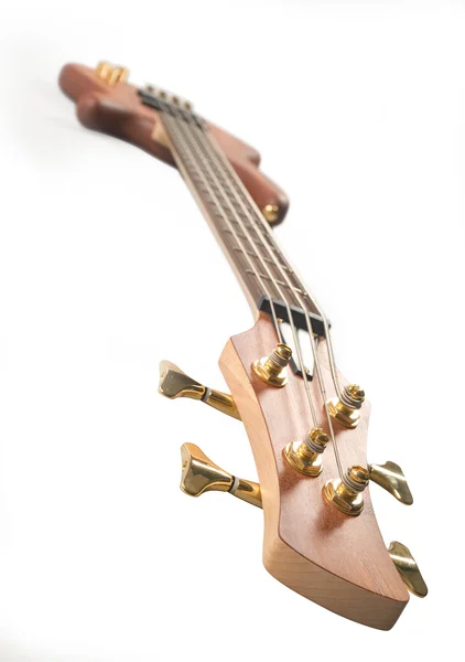 Brown headstock bass guitar — Stock Photo, Image