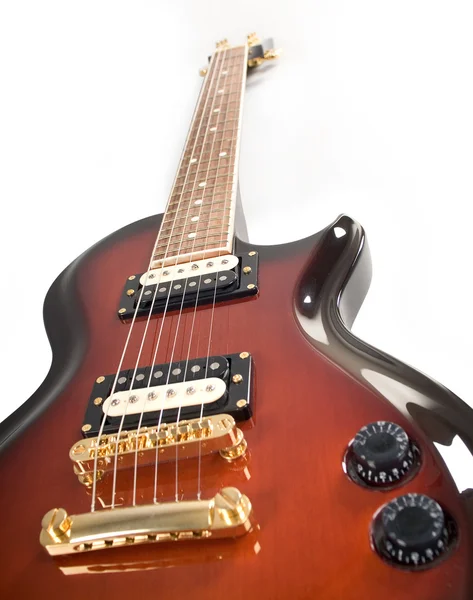 Браун-гитара — стоковое фото