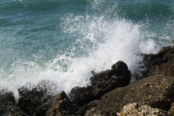 stock image Wave on rocks