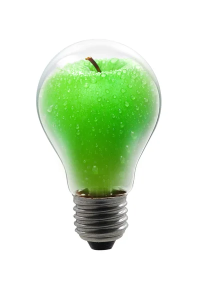 stock image Apple bulb