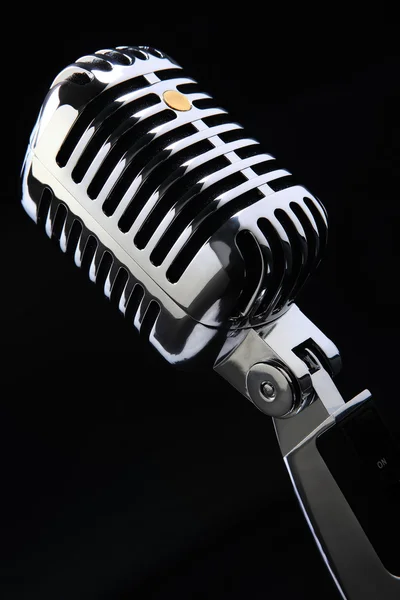 Microfone Profissional Idade 50Th — Fotografia de Stock