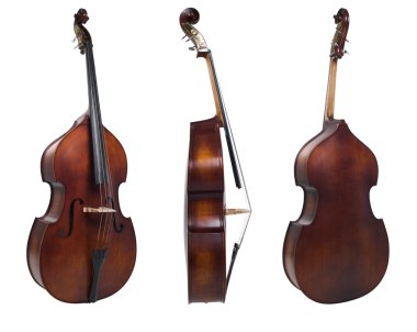 Three cello view clipart