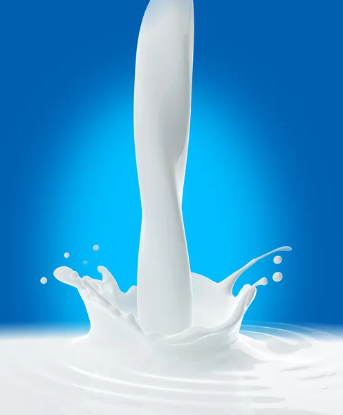 Éclaboussure de lait Photos De Stock Libres De Droits