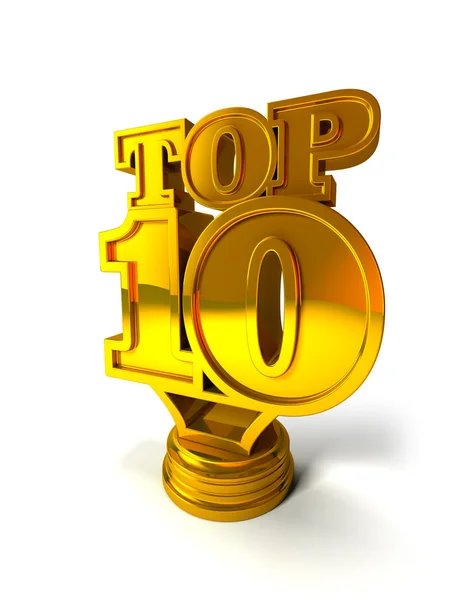 Topp 10 award Stockbild