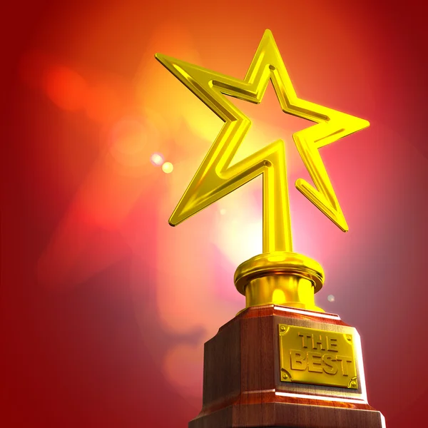 Star Award Stockbild