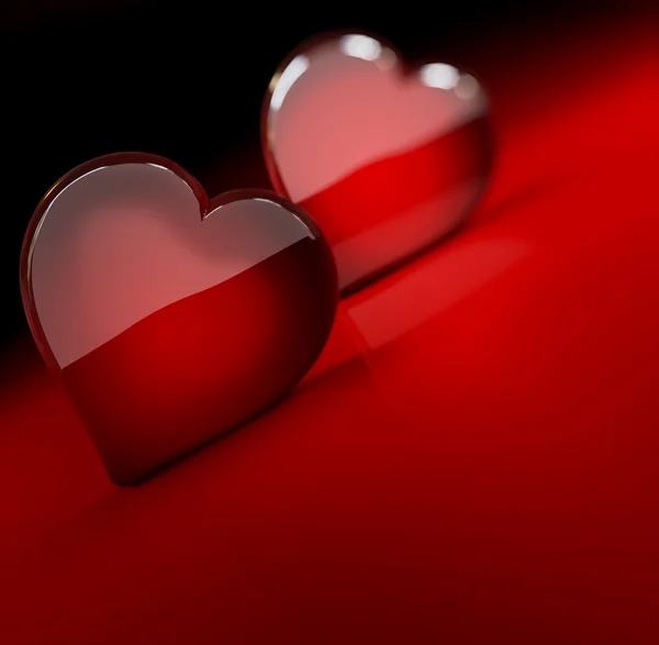 День Святого Валентина серця Стокова Картинка