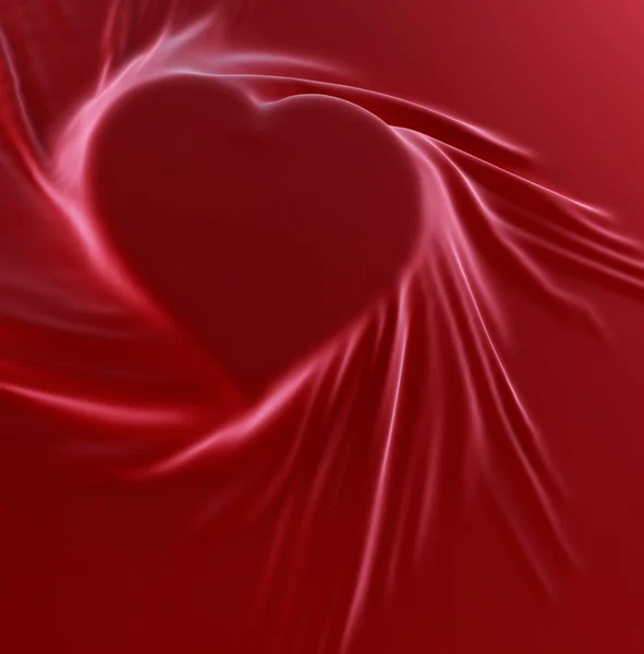 Fluweel hart Stockfoto