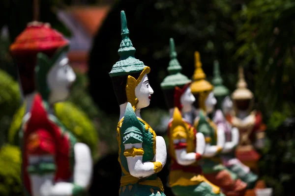 Deva im traditionellen thailändischen Stil Dekoration — Stockfoto