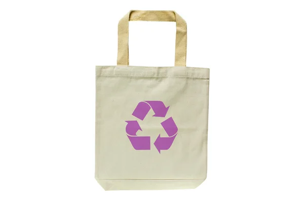 Shopping bag realizzata con materiali riciclati — Foto Stock