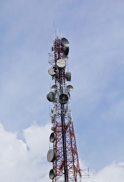 COMMUNICATION TOWER — Stock Photo, Image