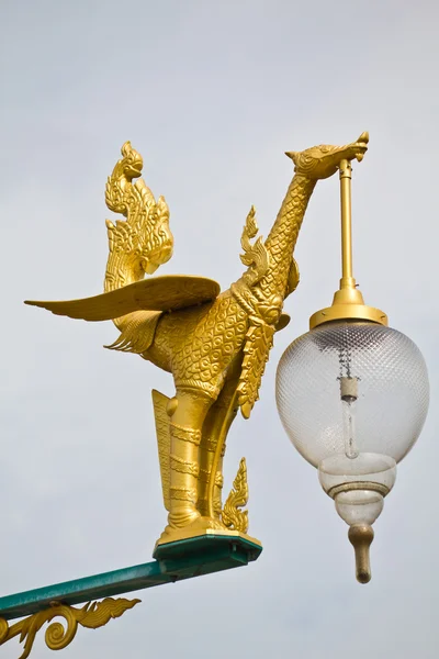 Lampy uliczne łabędź obrazu — Zdjęcie stockowe