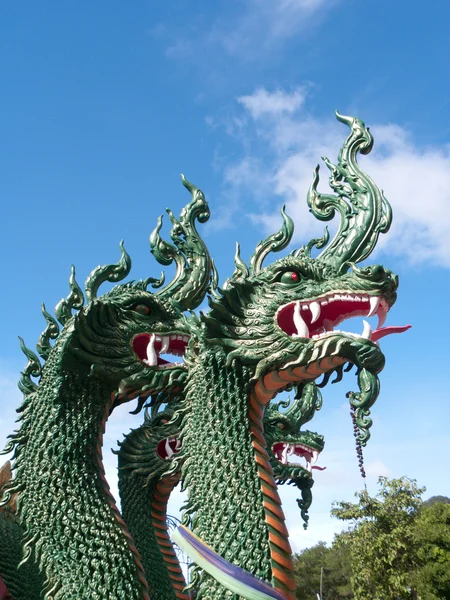 Serpent, Nagas Green — Stock Photo, Image