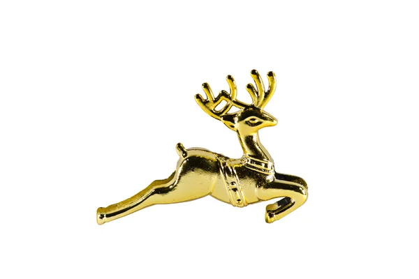 stock image Christmas gold deer