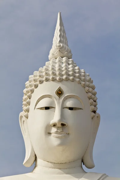 Imagen Buddha Cara Blanca Templo Tailandia — Foto de Stock