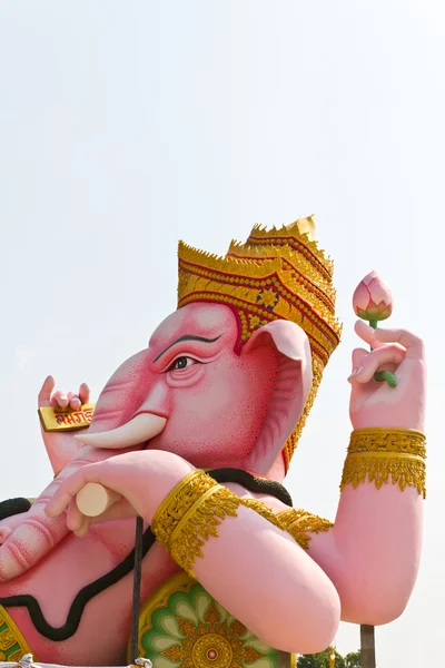 O Deus da sabedoria e da dificuldade Estátua de Ganesha — Fotografia de Stock