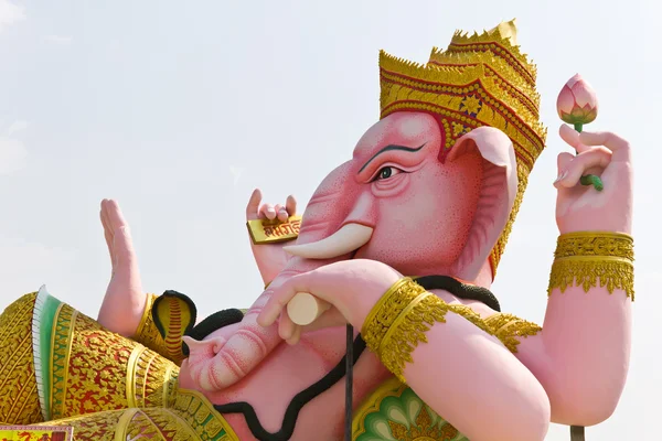 Der Gott Der Weisheit Und Schwierigkeit Ganesha Statue Der Provinz — Stockfoto