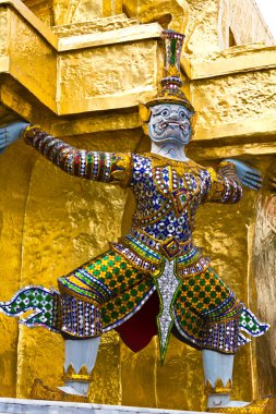 Guardian wat pra kaew grand palace Bangkok