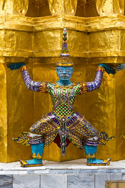 Guardiano di Wat Pra Kaew Grand Palace Bangkok — Foto Stock