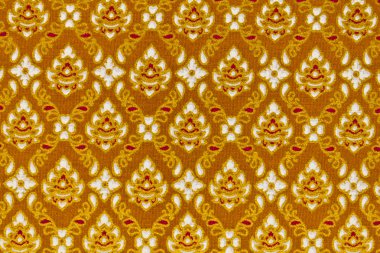 Pattern on the thai cloth clipart