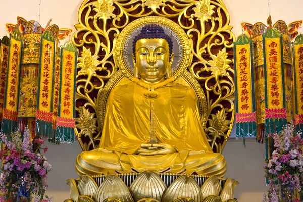 Zlatý buddha obraz — Stock fotografie