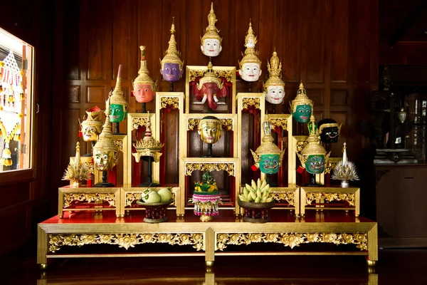 Khon masken, thailand — Stockfoto