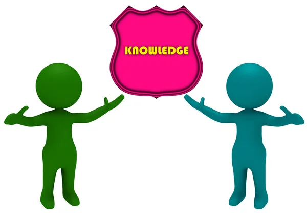 Two and knowledge — Stock Photo, Image