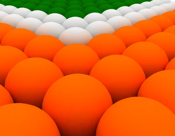 Balls in tricolor — Stock Photo, Image