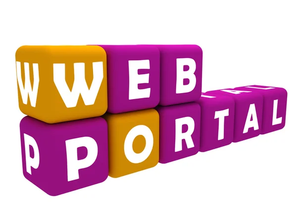 Portal web — Fotografia de Stock