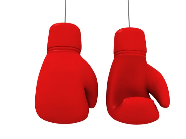 stock image Red boxing gloves