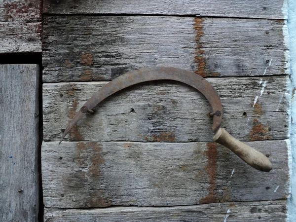 stock image Photo details external parts of an old wooden barn