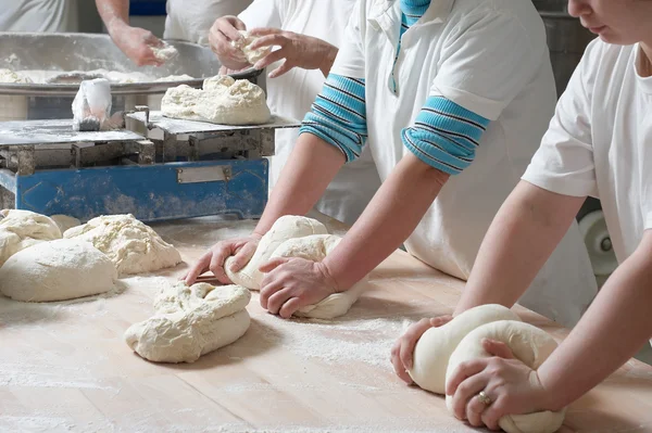 Arbetsgrupp bageri — Stockfoto
