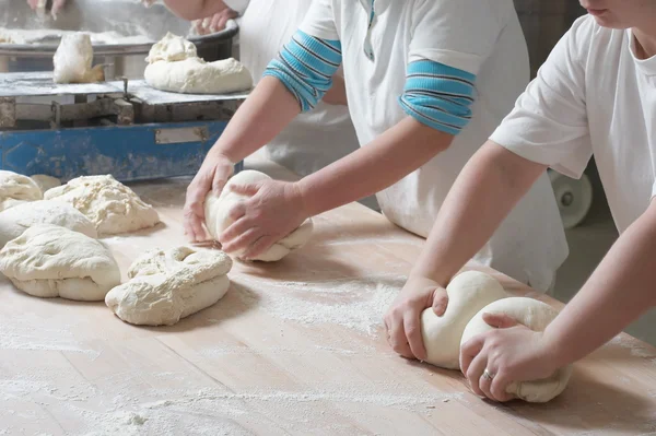 Preparação de pão — Fotografia de Stock