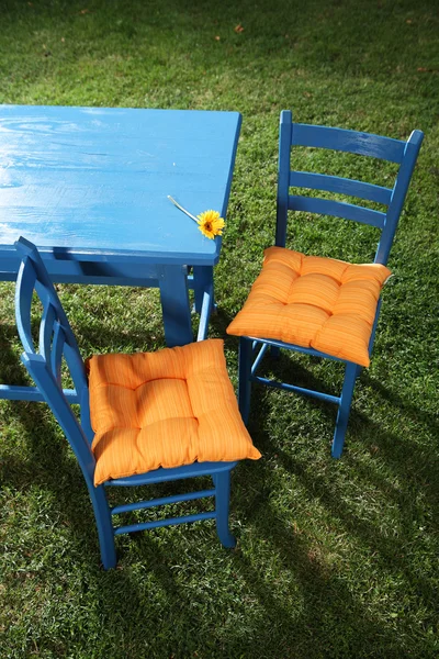 stock image Two garden chairs