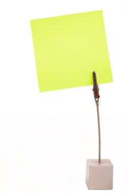 Post it notes holder with clippin path clipart