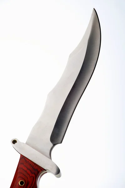 Охотничий нож с клипсом — стоковое фото